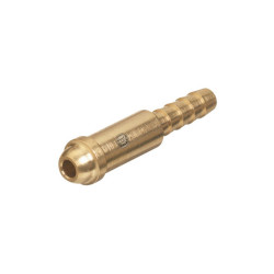 Inert Arc Nipples, 200 PSIG, Brass, 2.175 in, 1/8 in (NPT)