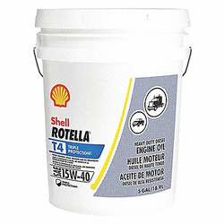 Rotella Engine Oil,15W-40,Conventional,5gal 550045128