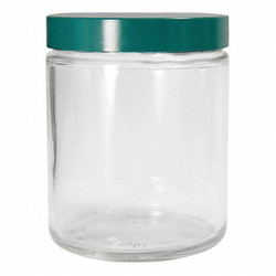Qorpak Jar,240 mL,137 mm H,Clear,PK24 GLC-01658
