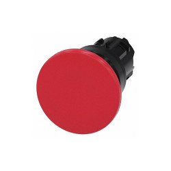 Siemens Push Button Operator,Red,Plastic Bezel 3SU1000-1BD20-0AA0