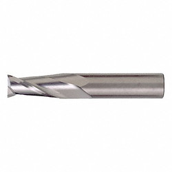 Cleveland Sq. End Mill,Single End,Carb,3/8"  C61046