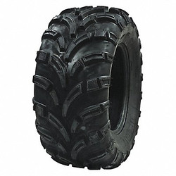 Hi-Run ATV Tire,Rubber,Size 25X10-12,6 Ply WD1240