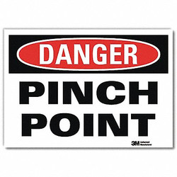 Lyle Danger Sign,7inx10in,Reflective Sheeting  U1-1088-RD_10X7