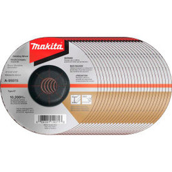 Makita INOX Grinding Wheel 36 Grit Type 27 6"" Dia x 1/4""T x 7/8"" Cntr Hole Di