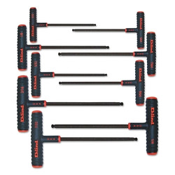 Power-T Ball-Hex Key Set, 9-Pc, Inch, 9 in Handle