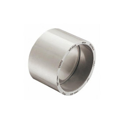 Sim Supply Coupling,Schedule DWV, 4 in,Socket,White  P100-040