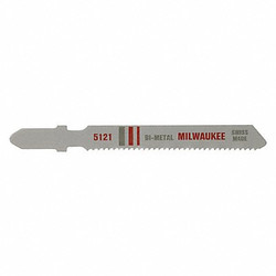 Milwaukee Tool Jig Saw Blade,14 TPI,3" Bi-Metal,PK5 48-42-5190
