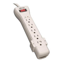 Tripp Lite Surge,7 Outlet,7ft cord,2160J,White SUPER-7