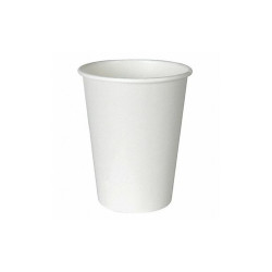 Sim Supply Disp Hot Cup,8 oz,White,Paper,PK1000  2338W