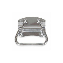 Manufacturer Varies Folding Pull Handle, Silver, Steel 4PE28