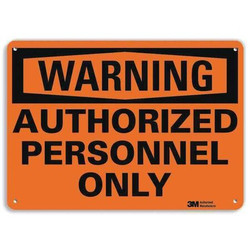 Lyle Warning Sign,10 inx14 in,Aluminum U6-1030-RA_14X10