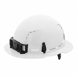 Milwaukee Tool Hard Hat,Color White,6 1/2 to 8 1/2 48-73-1221