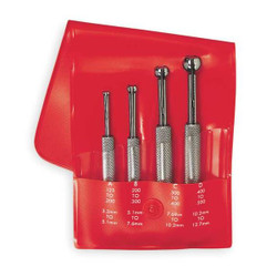 Starrett Small Hole Gauge Set,Contact: Split Ball S829EZ