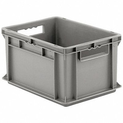 Ssi Schaefer Straight Wall Ctr,Gray,Solid,PP EF4220.GY1
