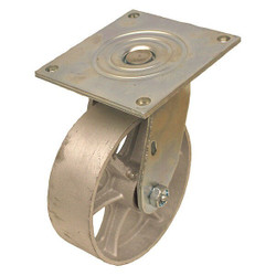 Sim Supply NSF-Listed Plate Caster,Swivel,1250 lb.  P21S-C080R-15