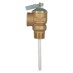 Cash Acme T and P Relief Valve,3/4in.,150 psi  16372-0150