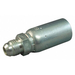 Kurt Crimp Fitting,Straight,3/8" ID,JIC MJ-06-06