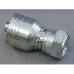 Aeroquip Crimp Fitting,1/4" I.D.,M18-1.5,F,Metric  1A6DS4