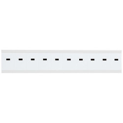 Brady Numbers And Letters,Dash,3/4In H,PK10 9713-DSH
