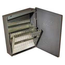Huot Drill Bit Case,Stub Length,60pc 11500