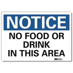 Lyle Notice Sign,7inx10in,Reflective Sheeting U5-1377-RD_10X7