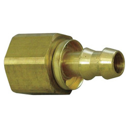 Eaton Aeroquip Hydraulic Hose Fitting,Brass,3/8"-18,NPT 4753-6-6B