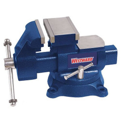 Westward Combination Vise,Serrated Jaw,10 1/2" L  10D711