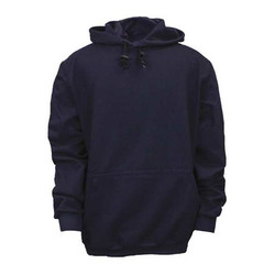 National Safety Apparel FR Hooded Sweatshirt, Navy, XL C21WT03XL