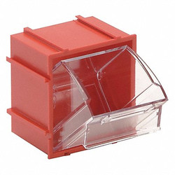Quantum Storage Systems Tip-Out Bin,Red,Unfinished,3 in QTB409RD