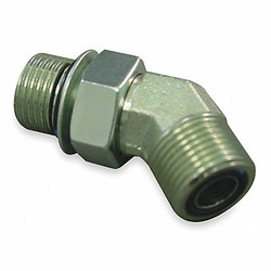 Aeroquip Hose Adapter,3/8",ORS,3/8",ORB FF2068T0606S