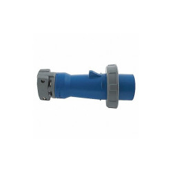 Hubbell IEC Pin and Sleeve Plug,100 A,Blue,2Pl HBL3100P6W