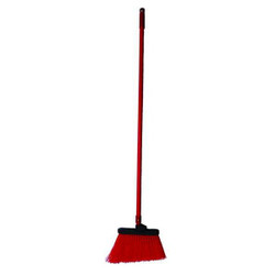 Tough Guy Angle Broom,48 in Handle L,12 in Face 2KU16