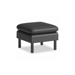 HON® Parkwyn Series Ottoman, 23" x 23" x 17.5", Black HVLVLOT.BLK01