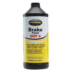 Pyroil Brake Fluid,32 Oz,Dot 4 PYBF4-32
