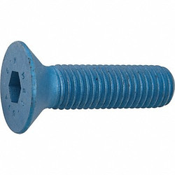 Metric Blue ScktFltHdScrw,Steel,M10-1.5,60mm L,PK5 UST184122