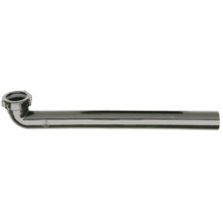 Keeney 1-1/2 In. x 15 In. Black Plastic Waste Arm 104BK