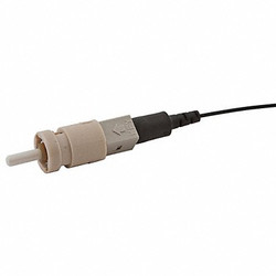 Hubbell Premise Wiring Fiber Connector,62.5 UM,OM1,ST,PK12 FCST62M12