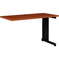 Interion 48""W Right Handed Return Table - Cherry