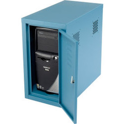 Global Industrial CPU Enclosed Side Car Cabinet 12-1/8""W x 22-1/2""D x 21-1/2""