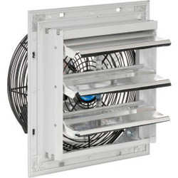 Continental Dynamics Direct Drive 10"" Exhaust Fan w/ Shutter 3 Speed 1500CFM 1/
