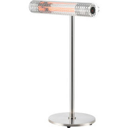 Global Industrial Carbon Infrared Patio Heater w/Remote Control Free Standing 15