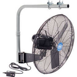 Global Industrial 24"" Outdoor Rated Industrial I Beam Fan 2 Speed 7700 CFM 3/10