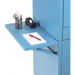 Global Industrial Set Of 2 Blue Side Shelves For Security Audio Visual Cart