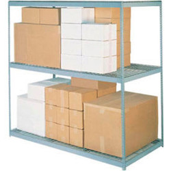 Global Industrial 3 Shelf Heavy Duty Boltless Shelving 72""W x 24""D x 60""H Wir