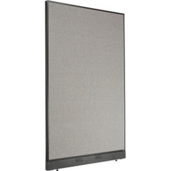 Interion Electric Office Partition Panel 48-1/4""W x 100""H Gray