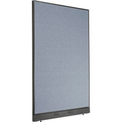 Interion Electric Office Partition Panel 48-1/4""W x 100""H Blue