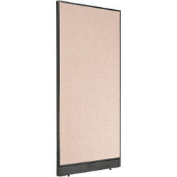 Interion Electric Office Partition Panel 36-1/4""W x 100""H Tan