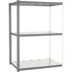 Global Industrial 3 Shelf High Capacity Boltless Shelving Steel Deck Add On 60""