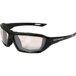 Radians XT1-91 Extremis Foam Lined Frame Safety Glasses I/O Anti-Fog Lens Black
