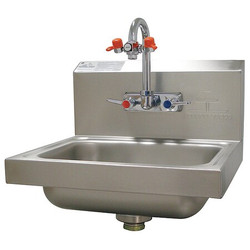 Advance Tabco Eye Wash Hand Sink,Rect,14"x10"x5" 7-PS-55